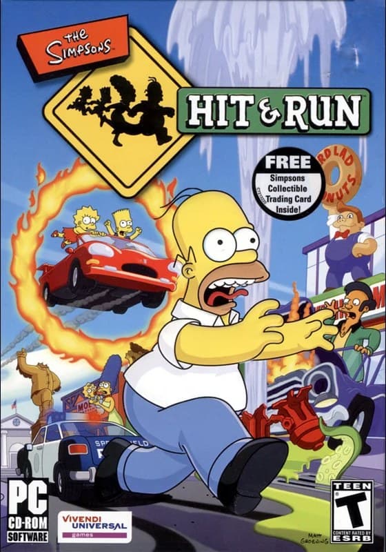 The Simpsons: Hit & Run box cover